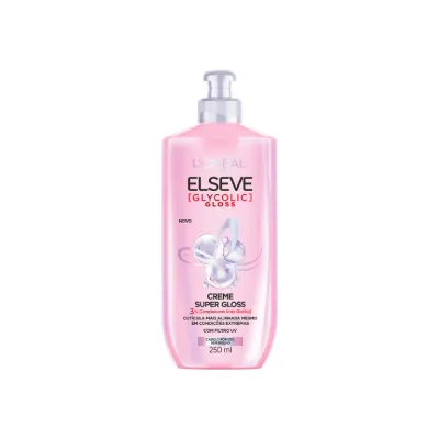 Creme para Pentear Elseve Glycolic Gloss Super Gloss 250ml